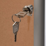 Lorell Enclosed Cork Bulletin Board Natural Cork Surface Locking Swing Door 24