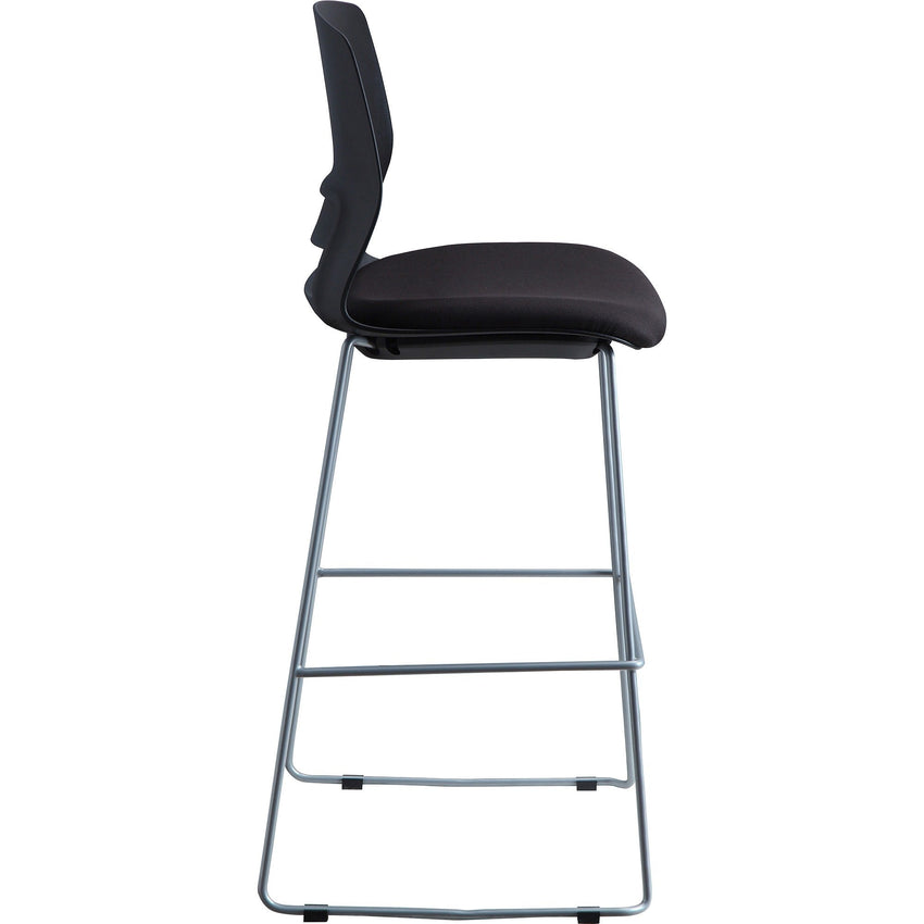 Lorell Arctic Series Bar Stools with Ergonomic Back and Footrest Set of 2 31.50"H (LLR - LLR42951) - SchoolOutlet