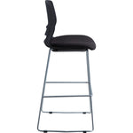 Lorell Arctic Series Bar Stools with Ergonomic Back and Footrest Set of 2 31.50