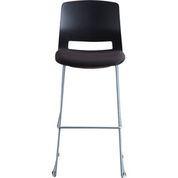 Lorell Arctic Series Bar Stools with Ergonomic Back and Footrest Set of 2 31.50"H (LLR-LLR42951)