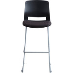 Lorell Arctic Series Bar Stools with Ergonomic Back and Footrest Set of 2 31.50