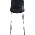 Lorell Arctic Series Bar Stools with Ergonomic Back and Footrest Set of 2 31.50