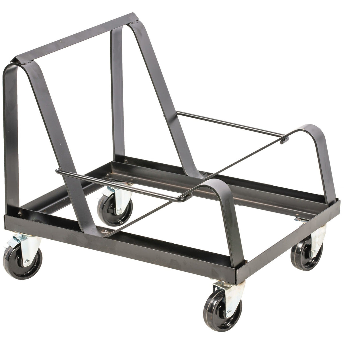 Lorell Stack Chair Dolly with Powder-Coated Steel Frame and Casters (L ...