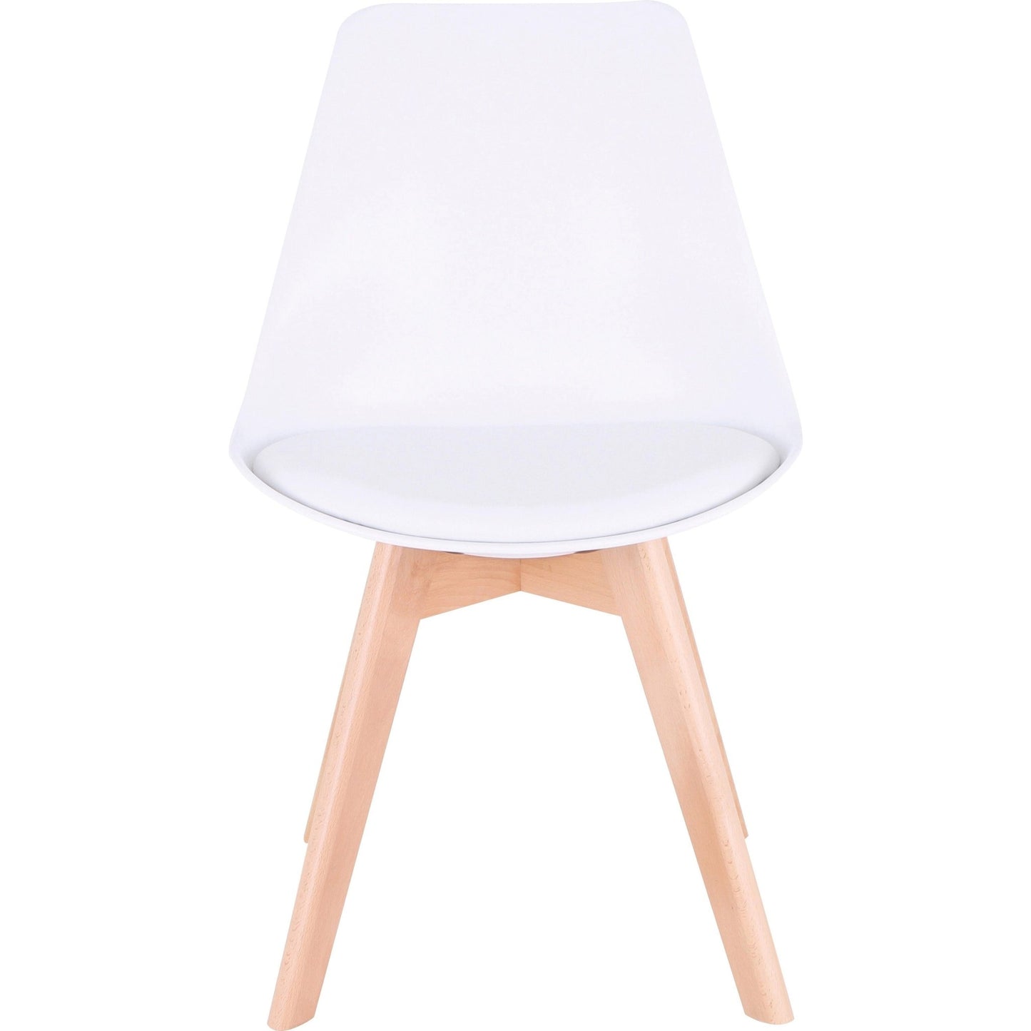 Lorell Curved Modern Shell Guest Chair Four - Legged Wood Base (LLR - LLR42956) - SchoolOutlet