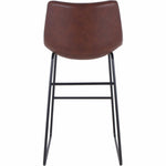 Lorell Sled Guest Stools with Bonded Leather Upholstery and Sled Base Set of 2 28.75 H (LLR - LLR42958) - SchoolOutlet