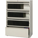 Lorell Fortress Series 4 - Drawer Lateral File with Receding Fronts and Roll - Out Shelves 36