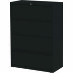 Lorell Fortress Series 4 - Drawer Lateral File with Receding Fronts and Roll - Out Shelves 36