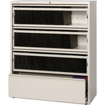 Lorell Fortress Series 4 - Drawer Lateral File with Receding Fronts and Roll - Out Shelves 42