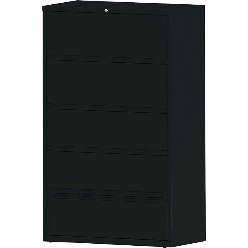 Lorell Fortress Series 5 - Drawer Receding Lateral File with Roll - Out Shelves 42"W x 18.6"D x 68.8"H (LLR - LLR4351X688) - SchoolOutlet