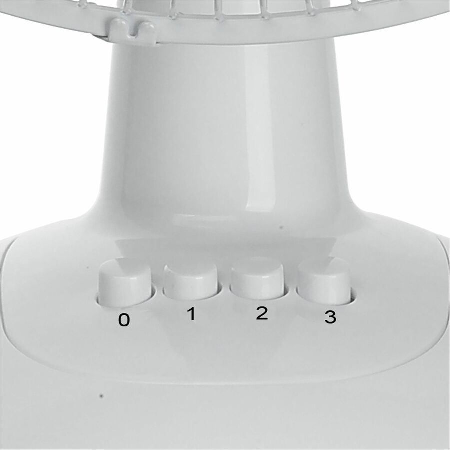 Lorell 12 Inch Oscillating Desk Fan with 3 Speed Settings and Safety Grill (LLR - LLR44551) - SchoolOutlet
