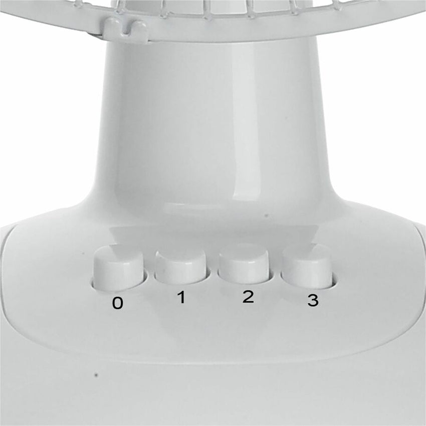 Lorell 12 Inch Oscillating Desk Fan with 3 Speed Settings and Safety Grill (LLR - LLR44551) - SchoolOutlet