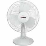 Lorell 12 Inch Oscillating Desk Fan with 3 Speed Settings and Safety Grill (LLR - LLR44551) - SchoolOutlet