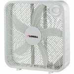 Lorell 3 - Speed Box Fan with Rotary Controls and Carry Handle White 4.1