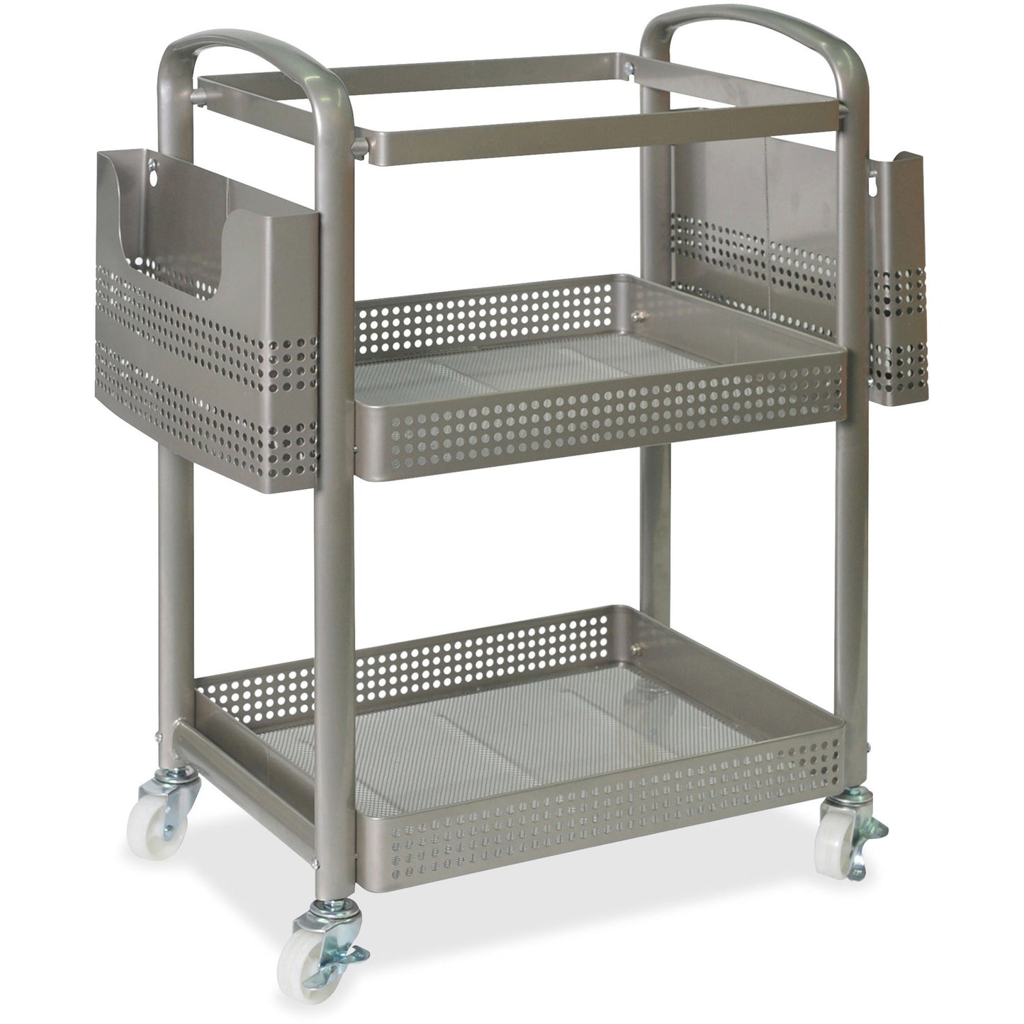 Lorell Mobile File Cart 25.25"H x 22.4"W x 12.5"L (LLR - LLR45654) - SchoolOutlet
