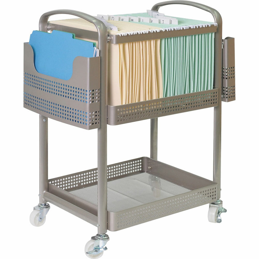 Lorell Mobile File Cart 25.25"H x 22.4"W x 12.5"L (LLR - LLR45654) - SchoolOutlet