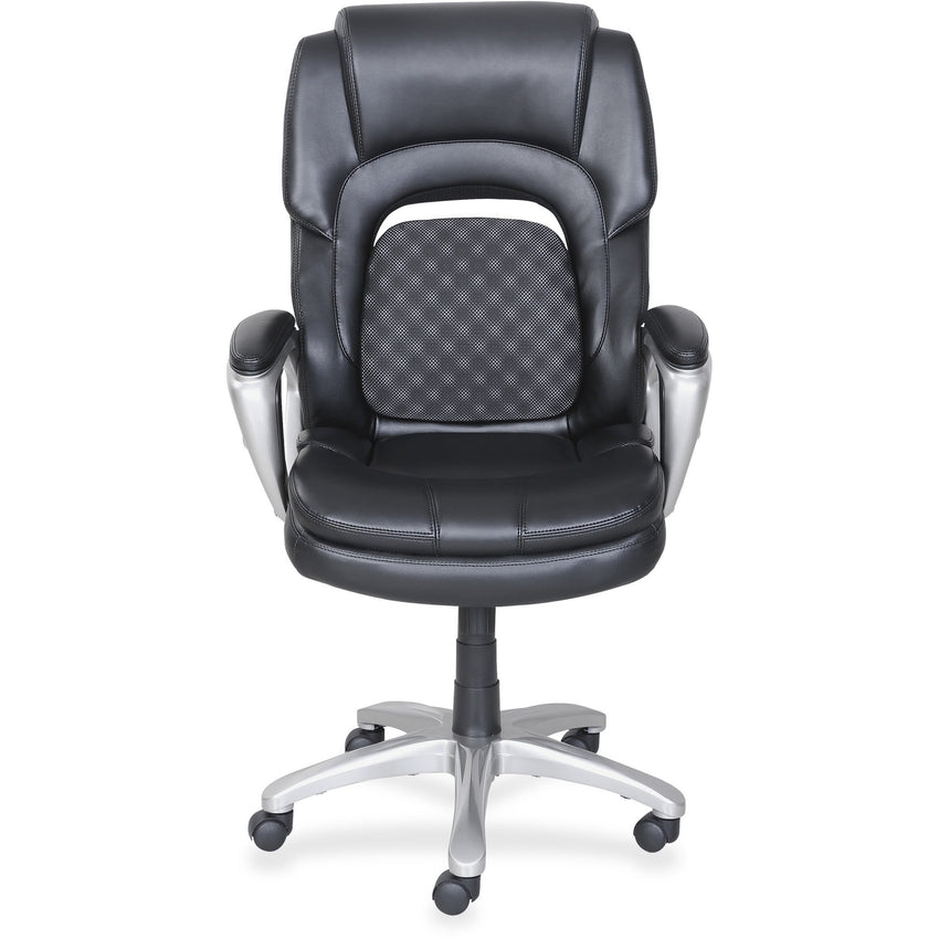 Lorell Wellness by Design Accucel Executive Office Chair with Lumbar Accu - pressure Support 20.5 - 24.2 "H (LLR - LLR47422) - SchoolOutlet