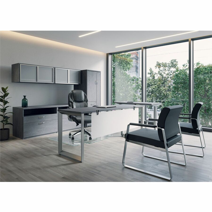 Lorell Wellness by Design Mesh Executive Office Chair with Octaspring Breathable Support and Headrest 19.7 - 23.5 H(LLR - LLR47921) - SchoolOutlet