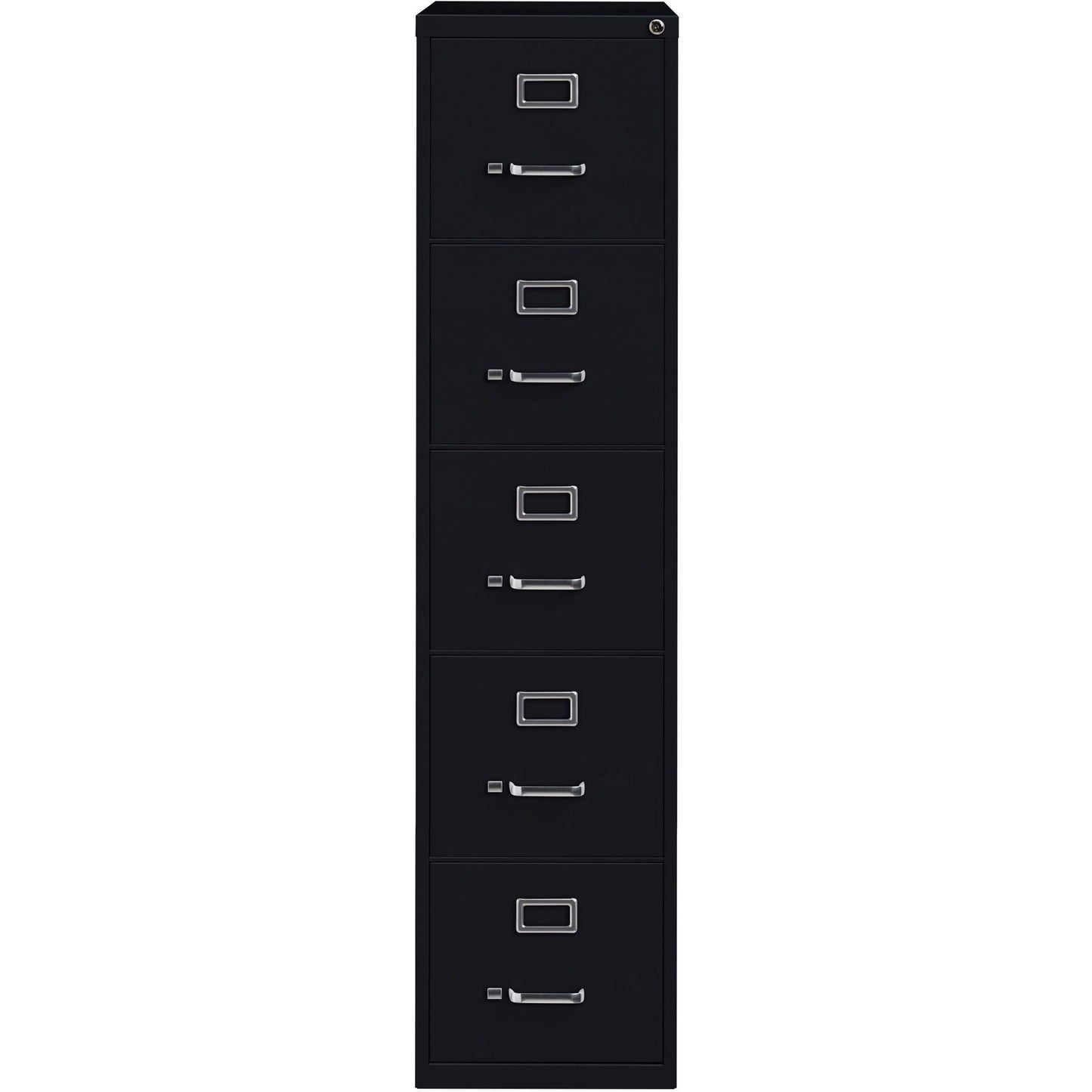 Lorell Fortress Series 5 - Drawer Commercial - Grade Vertical File Steel Ball - Bearing 15"W x 26.5"D x 61.6"H (LLR - LLR4849X616) - SchoolOutlet