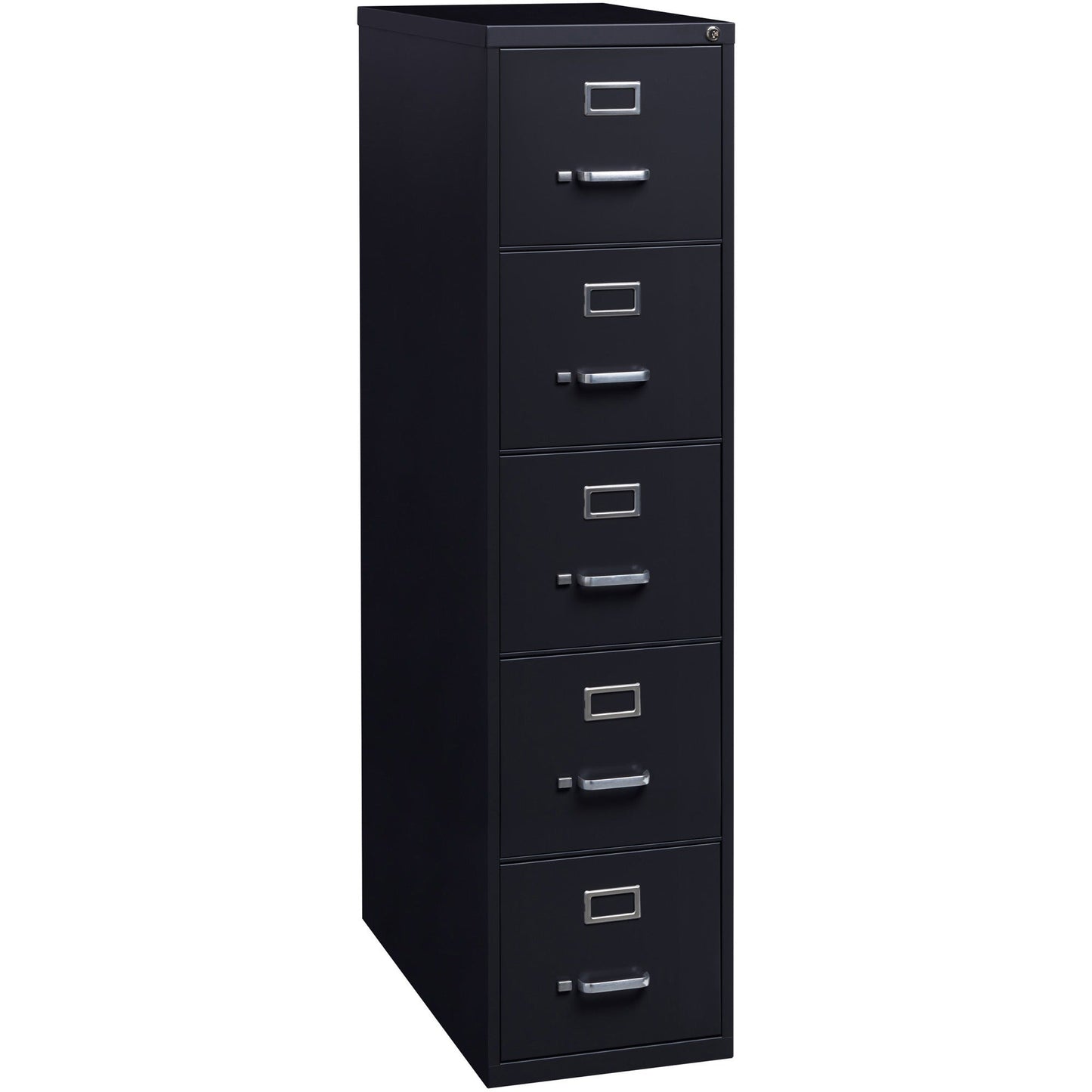 Lorell Fortress Series 5 - Drawer Commercial - Grade Vertical File Steel Ball - Bearing 15"W x 26.5"D x 61.6"H (LLR - LLR4849X616) - SchoolOutlet