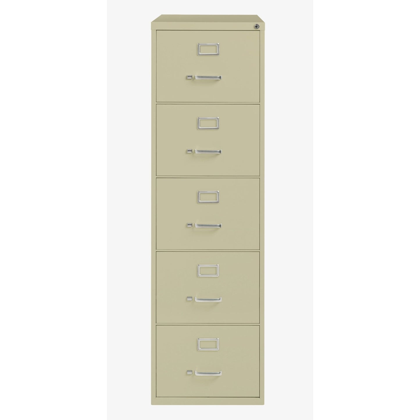 Lorell Fortress Series 5 - Drawer Commercial - Grade Vertical File Steel Ball - Bearing 18"W x 26.5"D x 61"H (LLR - LLR4850X61) - SchoolOutlet
