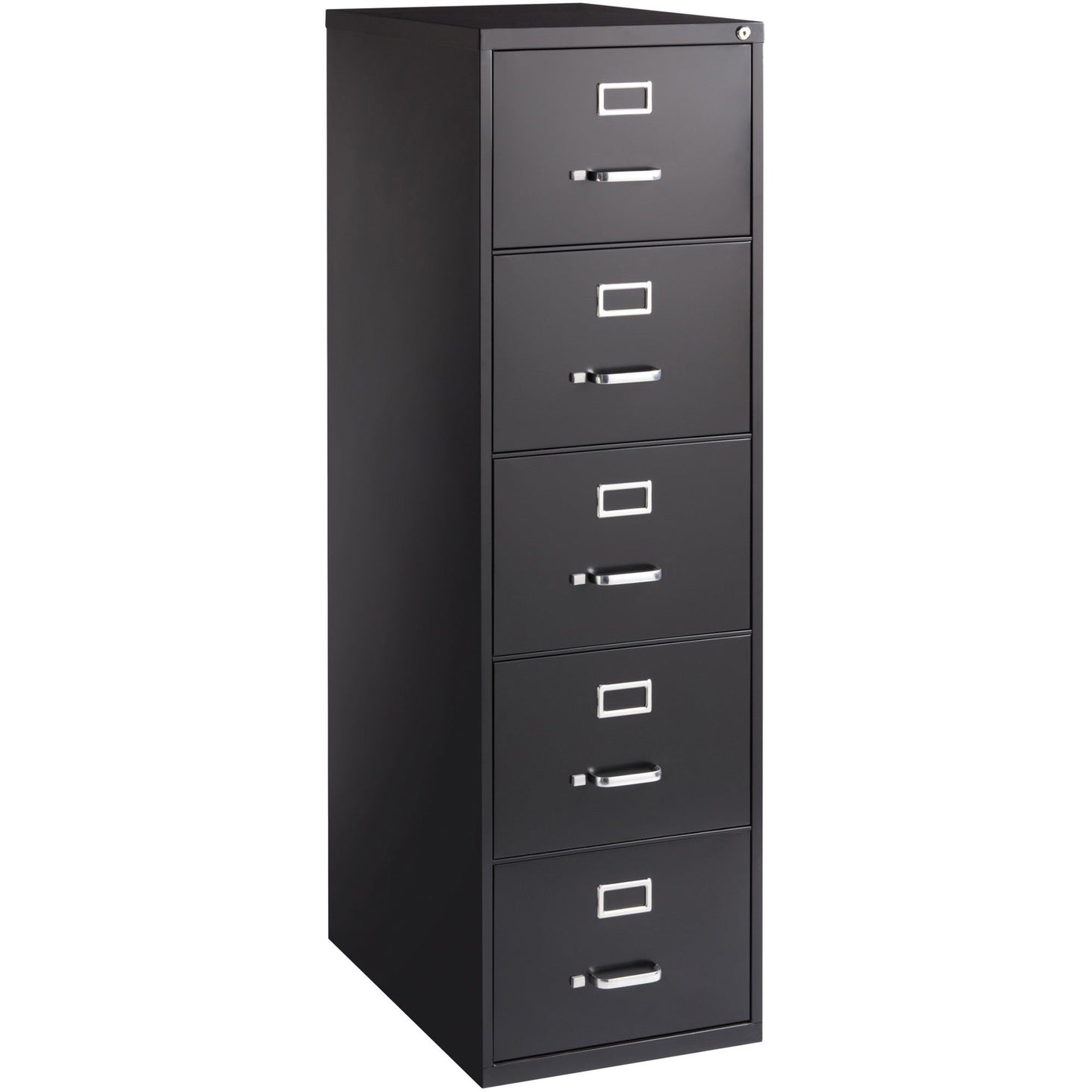 Lorell Fortress Series 5 - Drawer Commercial - Grade Vertical File Steel Ball - Bearing 18"W x 26.5"D x 61"H (LLR - LLR4850X61) - SchoolOutlet