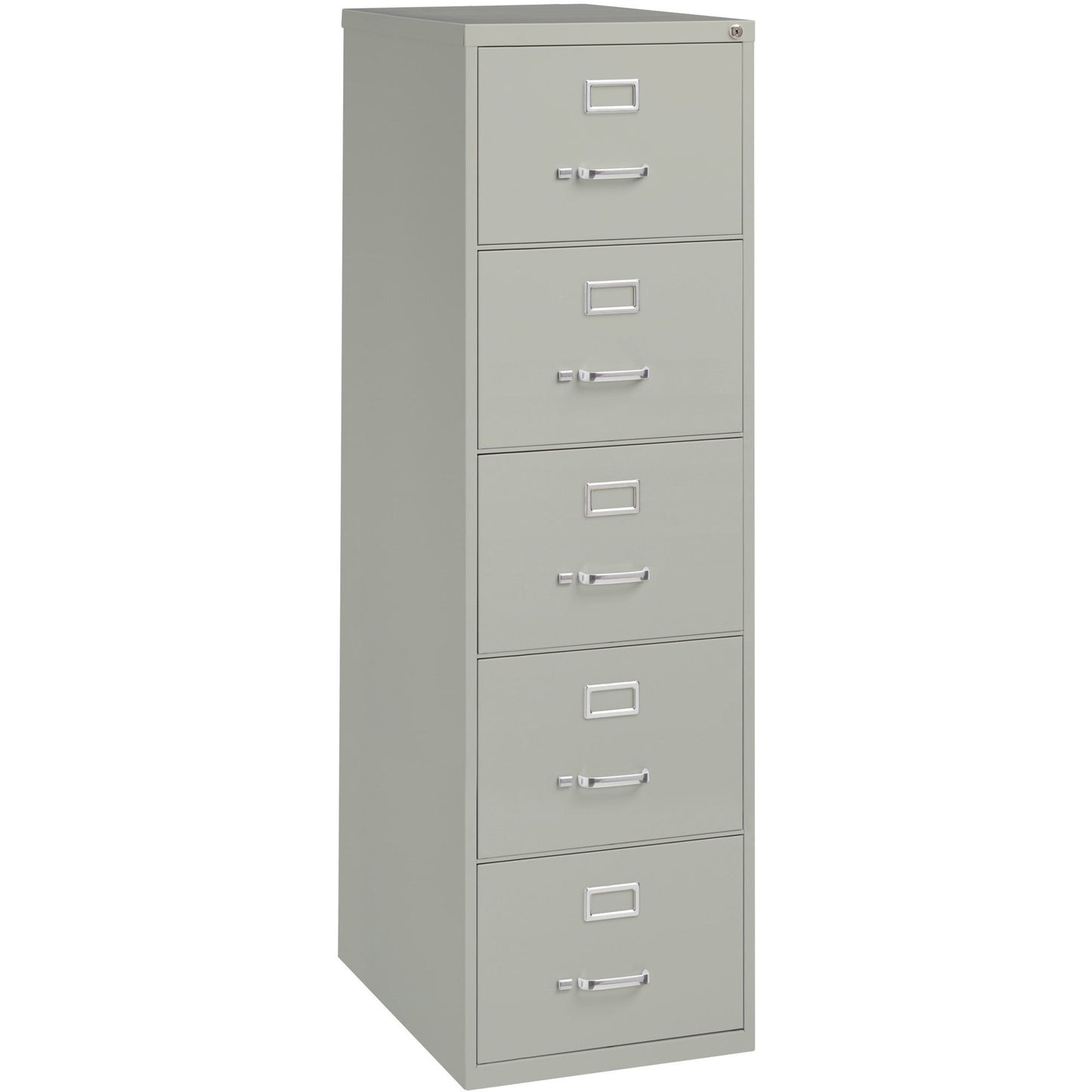 Lorell Fortress Series 5 - Drawer Commercial - Grade Vertical File Steel Ball - Bearing 18"W x 26.5"D x 61"H (LLR - LLR4850X61) - SchoolOutlet