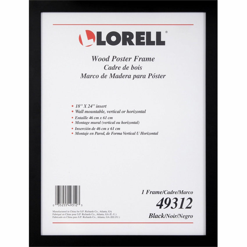 Lorell Wide Document Frame 18 x 24 Rectangle Display Frame (LLR - LLR49312) - SchoolOutlet