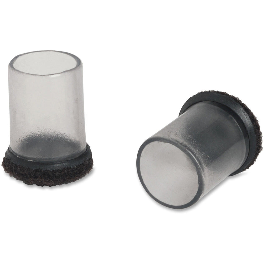 Lorell Clear FlexFit Sleeve Floor Protectors with Felt Tip for Chair and Table Legs 8 Pack (LLR - LLR49320) - SchoolOutlet