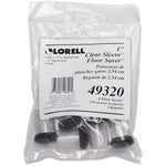 Lorell Clear FlexFit Sleeve Floor Protectors with Felt Tip for Chair and Table Legs 8 Pack (LLR - LLR49320) - SchoolOutlet