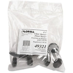 Lorell Clear FlexShield Sleeve Floor Protectors with Cushioned Felt Tip for Chair and Table Legs 8 Pack (LLR - LLR49321) - SchoolOutlet