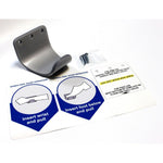 Lorell Hands - free Door Pulls Gray Durable Germ - Reducing Door Opener 2/Bag (LLR - LLR49328) - SchoolOutlet