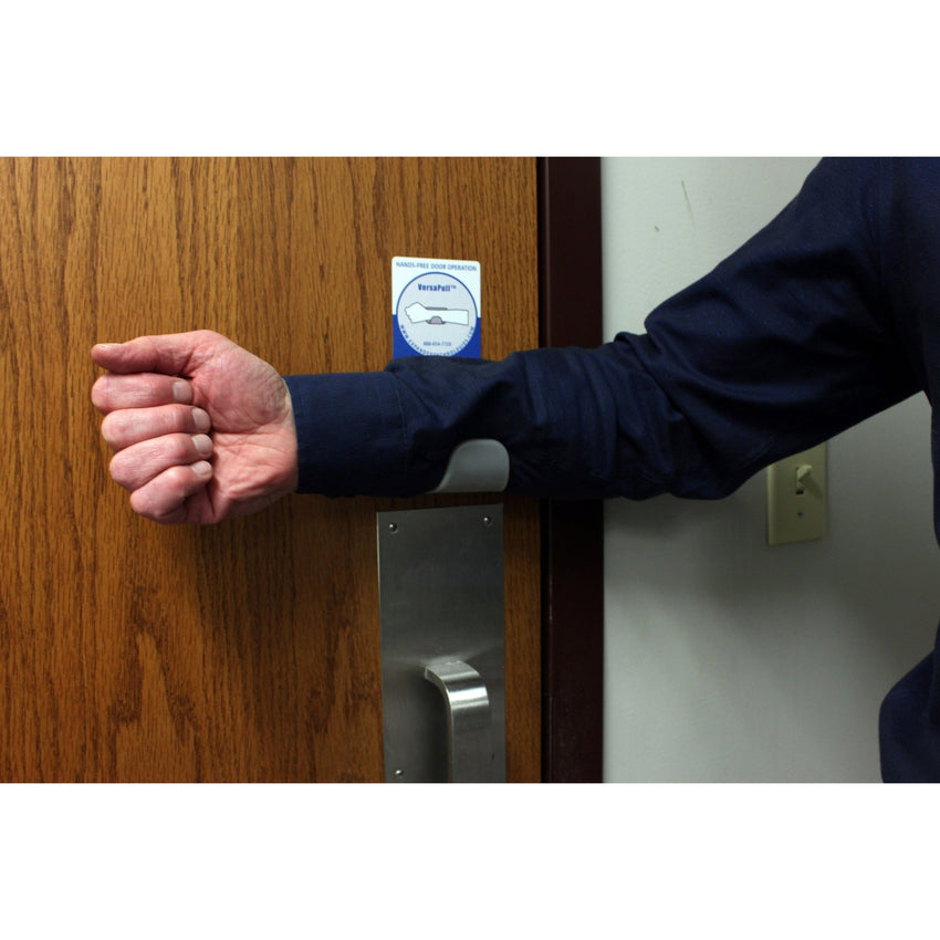 Lorell Hands - free Door Pulls Gray Durable Germ - Reducing Door Opener 2/Bag (LLR - LLR49328) - SchoolOutlet