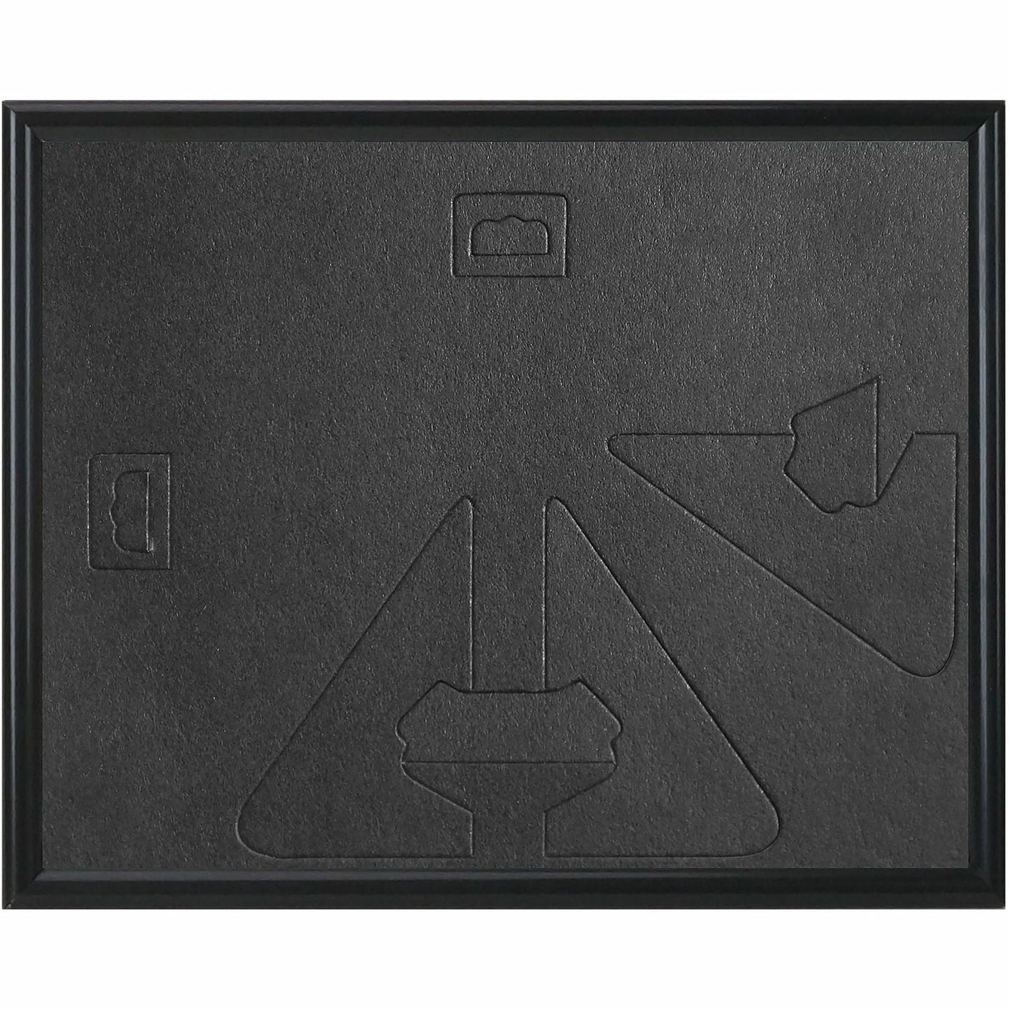 Lorell Certificate Frame 8.5 x 11 Inch ABS Plastic Desktop or Wall Mount Black (LLR - LLR49415) - SchoolOutlet