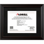 Lorell Two - Toned Certificate Frame 16 x 13 Inch Desktop or Wall Mount Black Rosewood (LLR - LLR49417) - SchoolOutlet