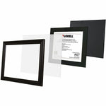 Lorell Two - Toned Certificate Frame 16 x 13 Inch Desktop or Wall Mount Black Rosewood (LLR - LLR49417) - SchoolOutlet