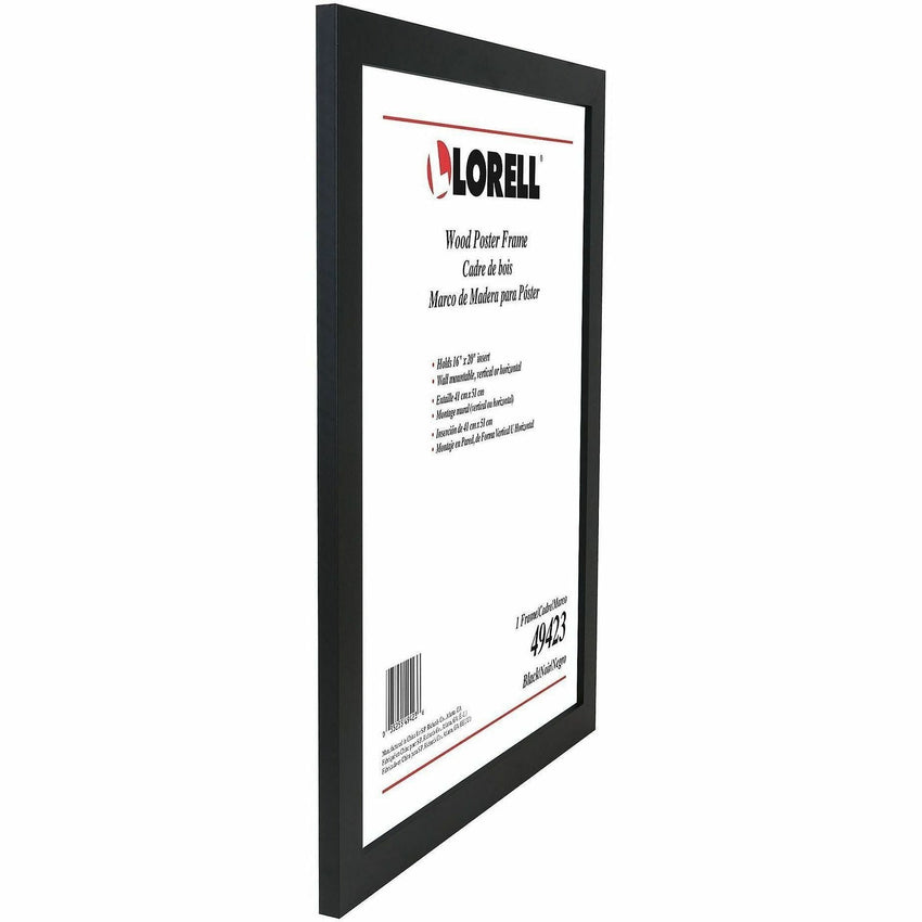 Lorell Mountable Wood Poster Frame for Wall Display 16" W x 1" D x 20" H (LLR - LLR49423) - SchoolOutlet
