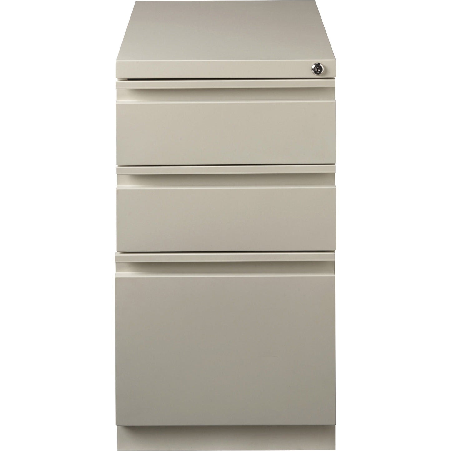 Lorell Fortress Series 3 - Drawer Box/Box/File Mobile Pedestal Steel Ball - Bearing 15"W x 20"D x 27.7"H (LLR - LLR4952X277) - SchoolOutlet