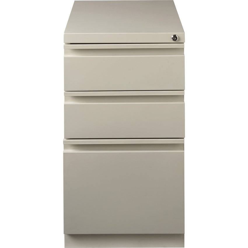 Lorell Fortress Series 3 - Drawer Box/Box/File Mobile Pedestal Steel Ball - Bearing 15"W x 20"D x 27.7"H (LLR - LLR4952X277) - SchoolOutlet