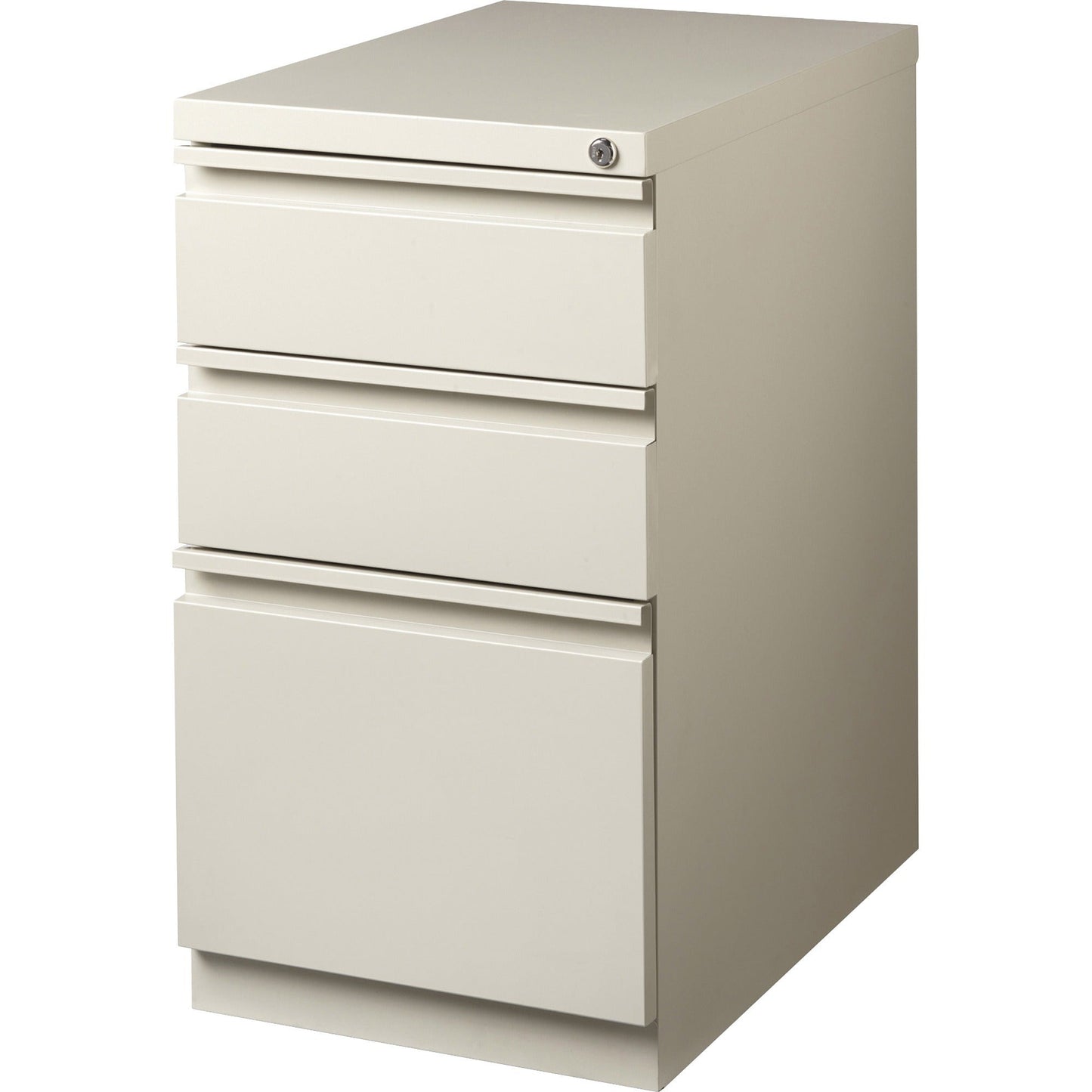 Lorell Fortress Series 3 - Drawer Box/Box/File Mobile Pedestal Steel Ball - Bearing 15"W x 20"D x 27.7"H (LLR - LLR4952X277) - SchoolOutlet