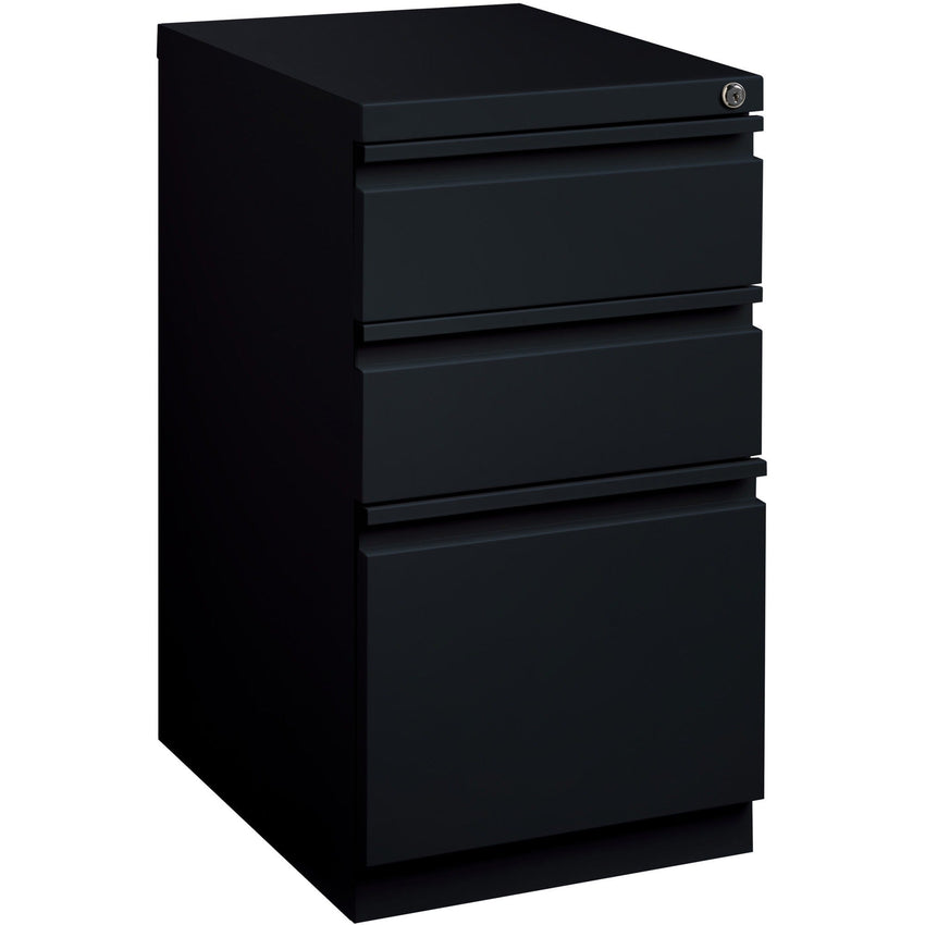 Lorell Fortress Series 3 - Drawer Box/Box/File Mobile Pedestal Steel Ball - Bearing 15"W x 20"D x 27.7"H (LLR - LLR4952X277) - SchoolOutlet