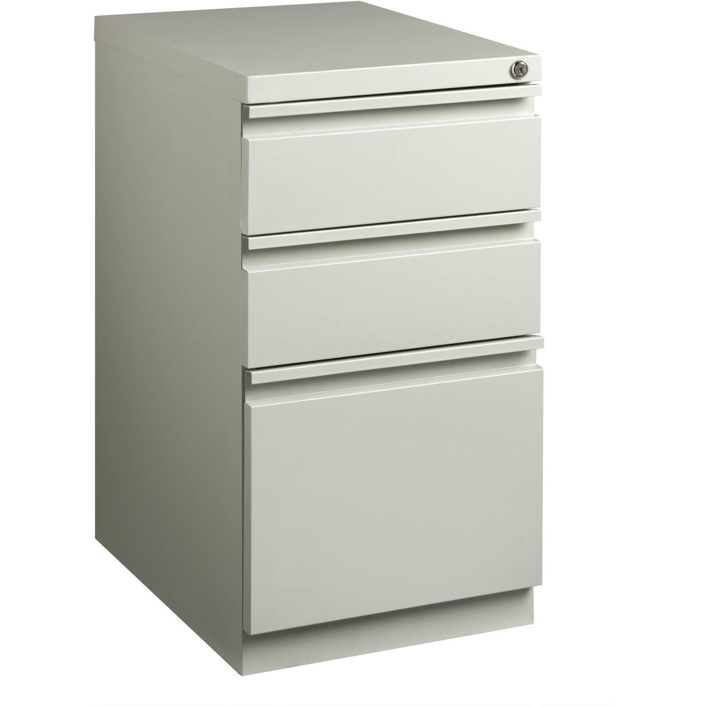 Lorell Fortress Series 3 - Drawer Box/Box/File Mobile Pedestal Steel Ball - Bearing 15"W x 20"D x 27.7"H (LLR - LLR4952X277) - SchoolOutlet