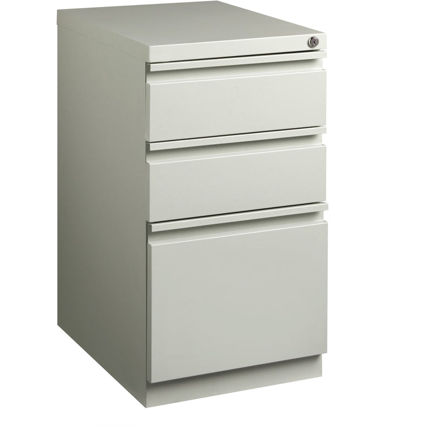 Lorell Fortress Series 3 - Drawer Box/Box/File Mobile Pedestal Steel Ball - Bearing 15"W x 20"D x 27.7"H (LLR - LLR4952X277) - SchoolOutlet