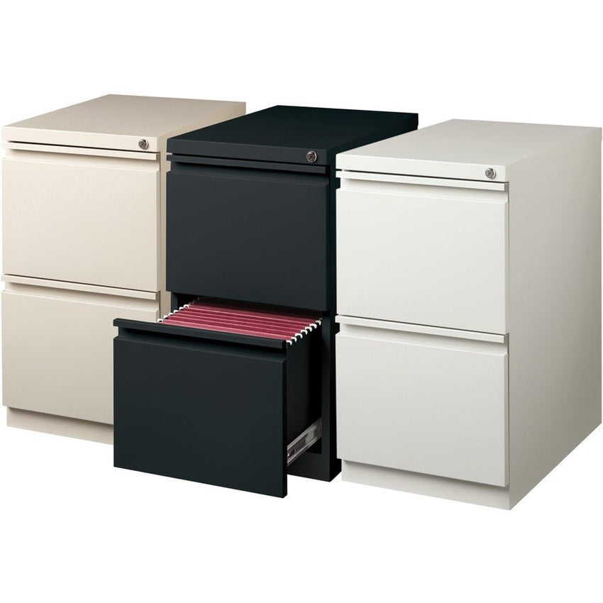 Lorell Fortress Series 2 - Drawer File/File Mobile Pedestal Steel Ball - Bearing 15"W x 20"D x 27.7"H (LLR - LLR4952XF277) - SchoolOutlet