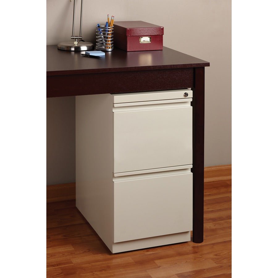Lorell Fortress Series 2 - Drawer File/File Mobile Pedestal Steel Ball - Bearing 15"W x 20"D x 27.7"H (LLR - LLR4952XF277) - SchoolOutlet