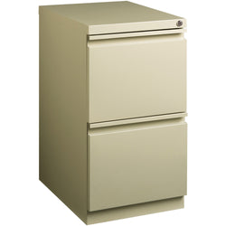 Lorell Fortress Series 2-Drawer File/File Mobile Pedestal Steel Ball-Bearing 15"W x 20"D x 27.7"H (LLR-LLR4952XF277)
