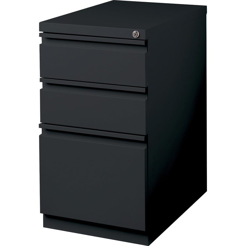 Lorell Fortress Series 3 - Drawer Box/Box/File Mobile Pedestal Steel Ball - Bearing 15"W x 22.9"D x 27.7"H (LLR - LLR4952X277) - SchoolOutlet