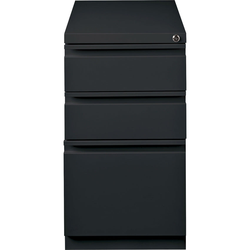 Lorell Fortress Series 3 - Drawer Box/Box/File Mobile Pedestal Steel Ball - Bearing 15"W x 22.9"D x 27.7"H (LLR - LLR4952X277) - SchoolOutlet