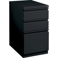 Lorell Fortress Series 3-Drawer Box/Box/File Mobile Pedestal Steel Ball-Bearing 15"W x 22.9"D x 27.7"H (LLR-LLR4952X277)
