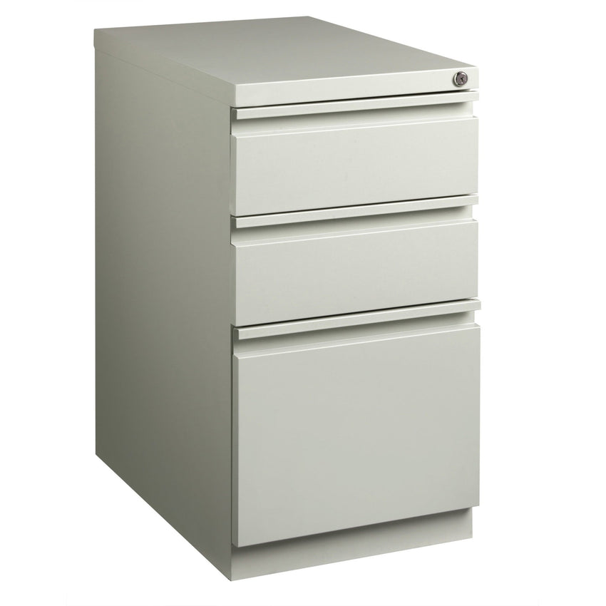 Lorell Fortress Series 3 - Drawer Box/Box/File Mobile Pedestal Steel Ball - Bearing 15"W x 22.9"D x 27.7"H (LLR - LLR4952X277) - SchoolOutlet