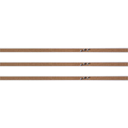 Lorell Cork Strip Bulletin Bars with Self-Healing Surface and Aluminum Frame Set of 3 (LLR-LLR49532BD)